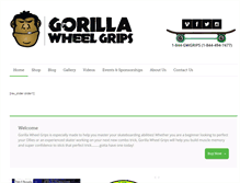 Tablet Screenshot of gorillawheelgrips.com